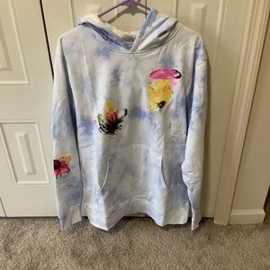 NWT By Samii Ryan X Dessie Jackson Flowerbed Tie Dye Hoodie, Size: M VERY RARE